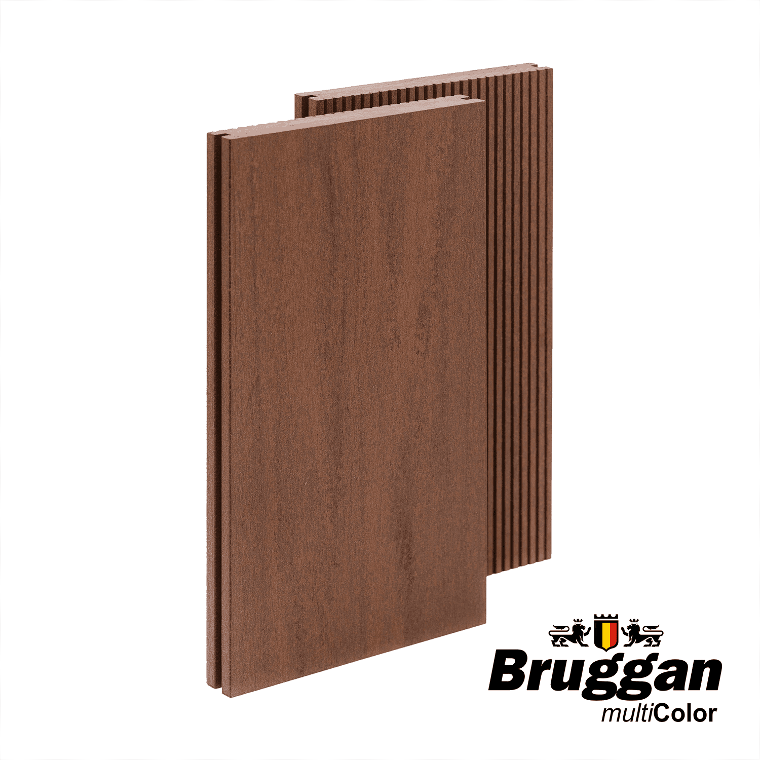 Террасная доска Bruggan Multicolor 130х19х2200мм Полнотелая Cedar