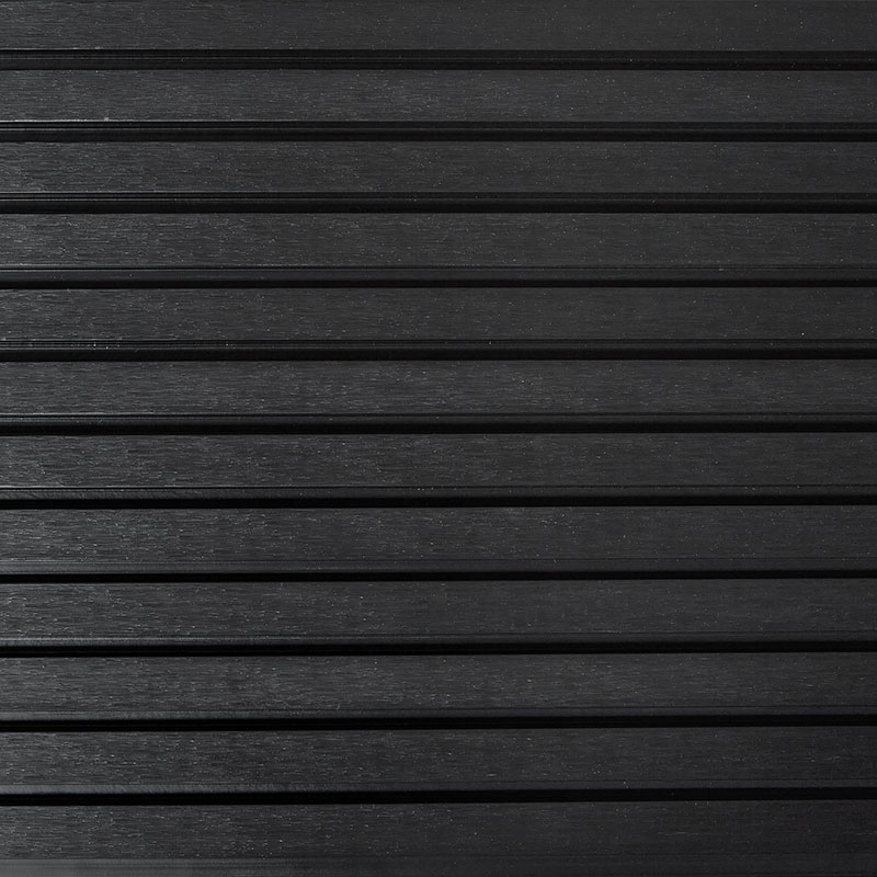 Фасадная (стеновая) реечная панель CM WALL, 219х26мм, Цвет: BLACK WOOD (Черное дерево)